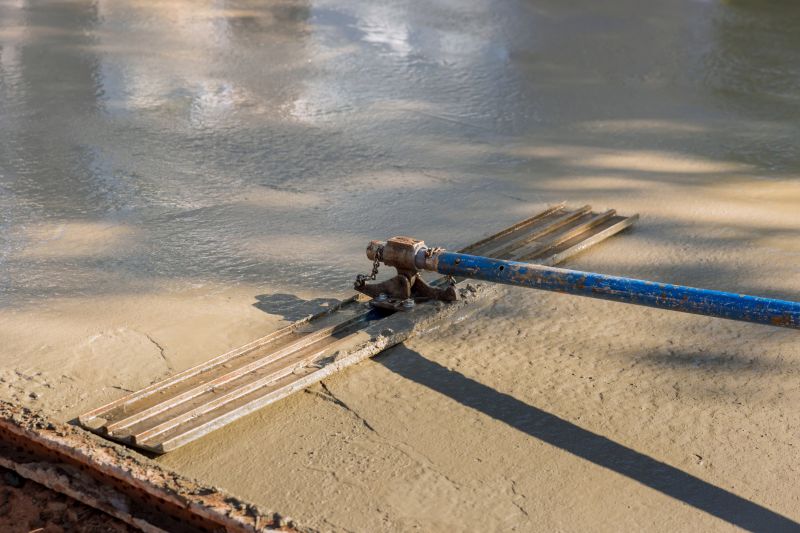 Concrete Leveling in Progress